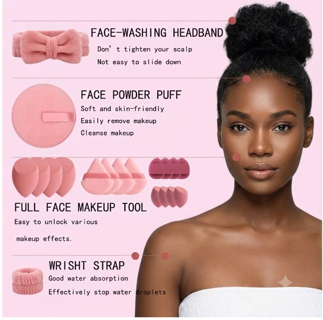 No More Makeup Mess – The Hidden Glow Cleanse Bundle 19pc